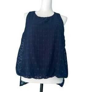 IZ Byer Navy Dressy Tank Size XL